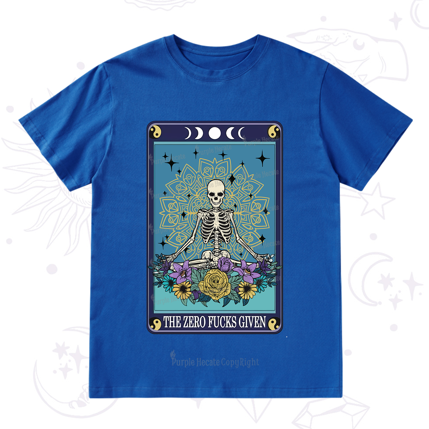 Purplehecate The Zero Fucks Given Tarot T-Shirt