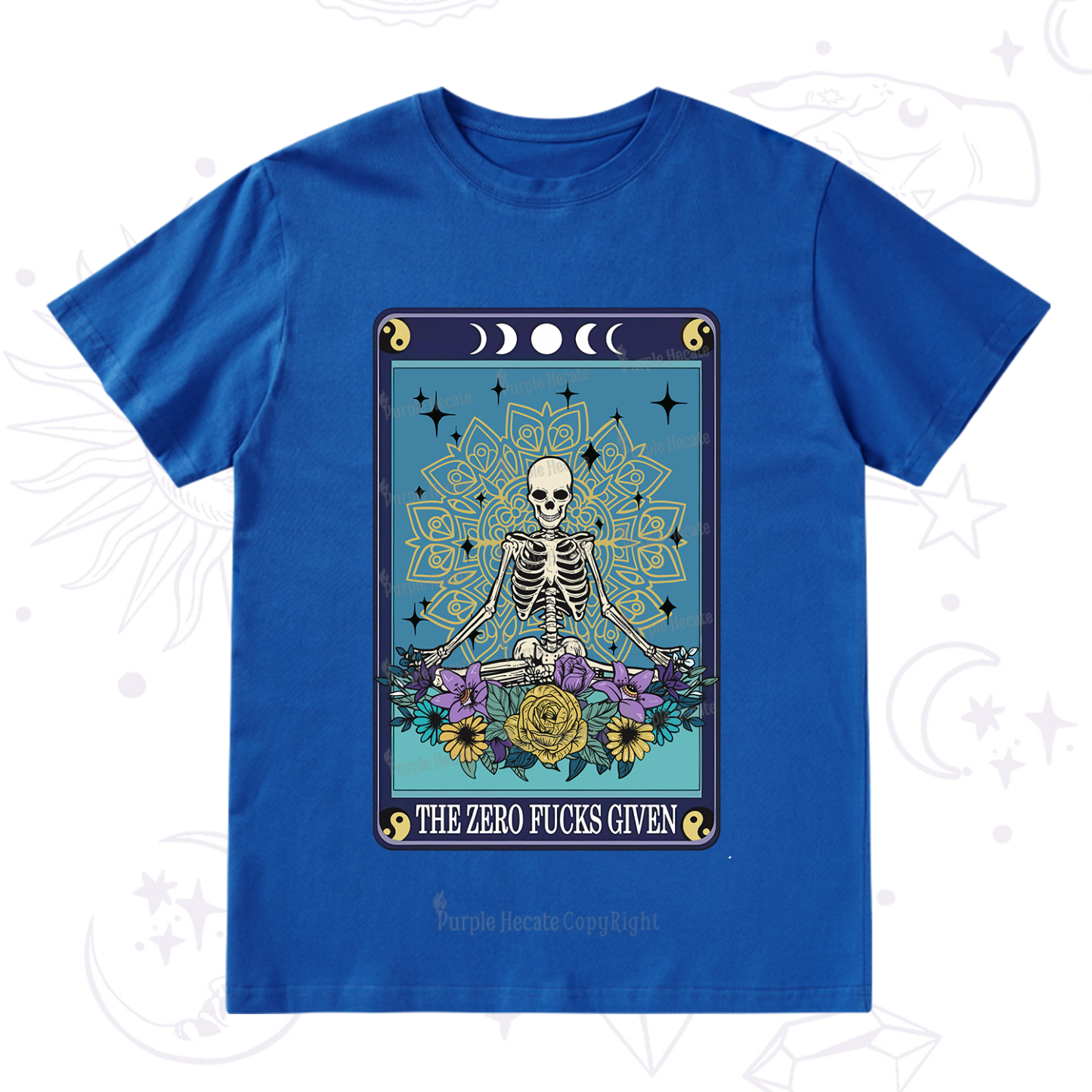 Purplehecate The Zero Fucks Given Tarot T-Shirt