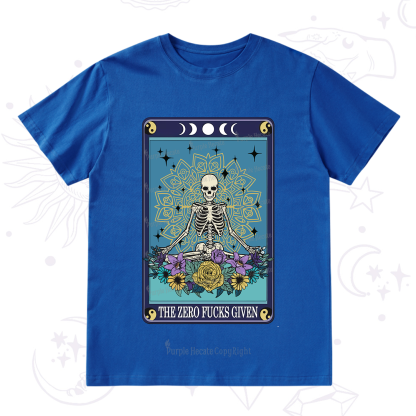 Purplehecate The Zero Fucks Given Tarot T-Shirt