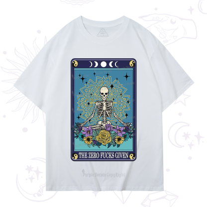 Purplehecate The Zero Fucks Given Tarot T-Shirt