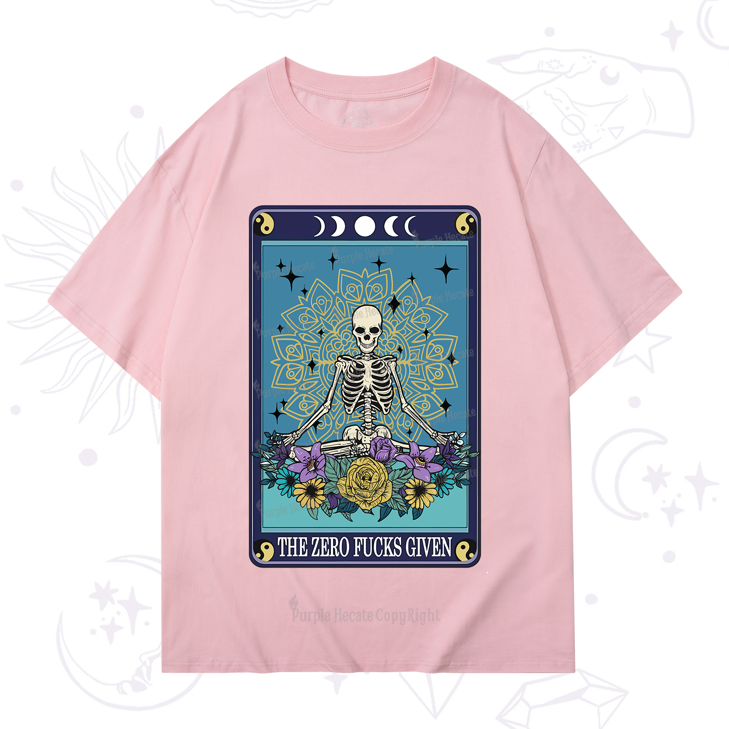 Purplehecate The Zero Fucks Given Tarot T-Shirt
