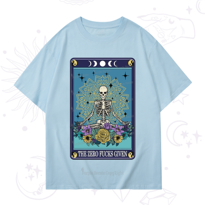Purplehecate The Zero Fucks Given Tarot T-Shirt
