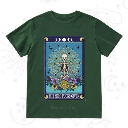 Purplehecate The Zero Fucks Given Tarot T-Shirt