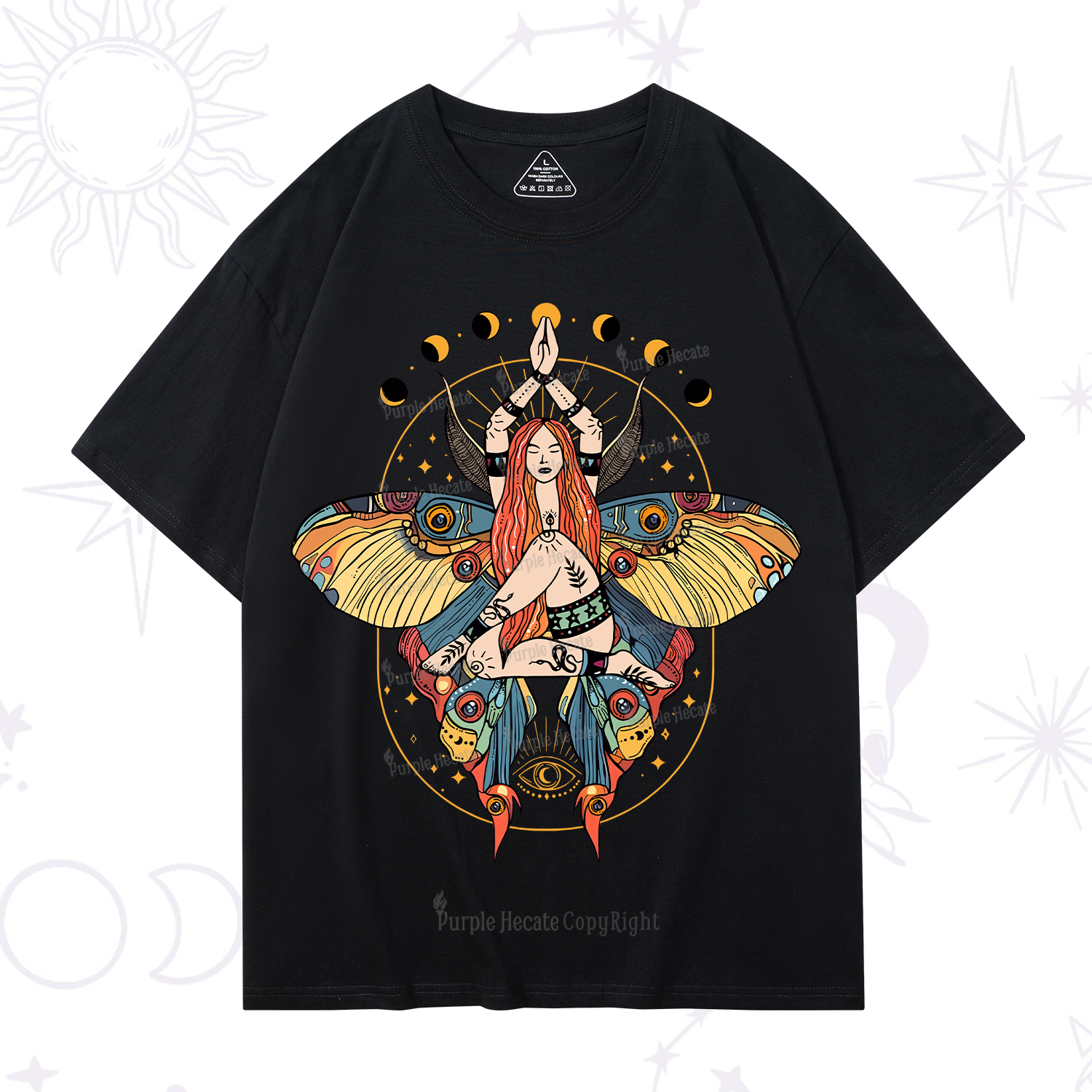 Purplehecate Luna Moth T-Shirt