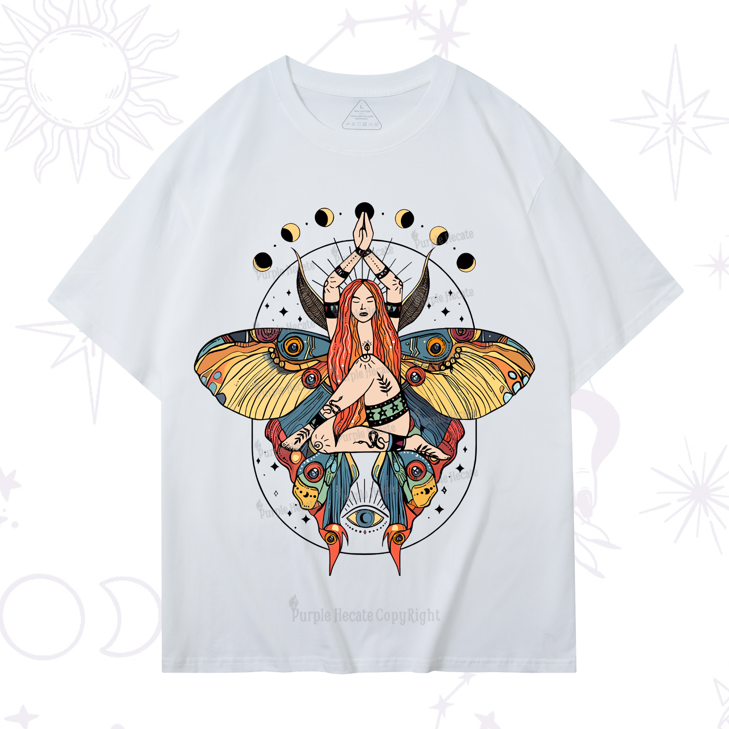 Purplehecate Luna Moth T-Shirt