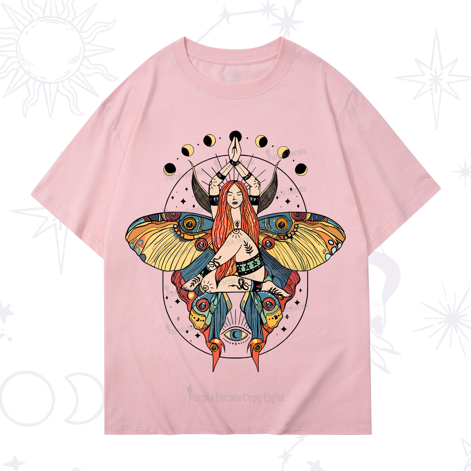 Purplehecate Luna Moth T-Shirt