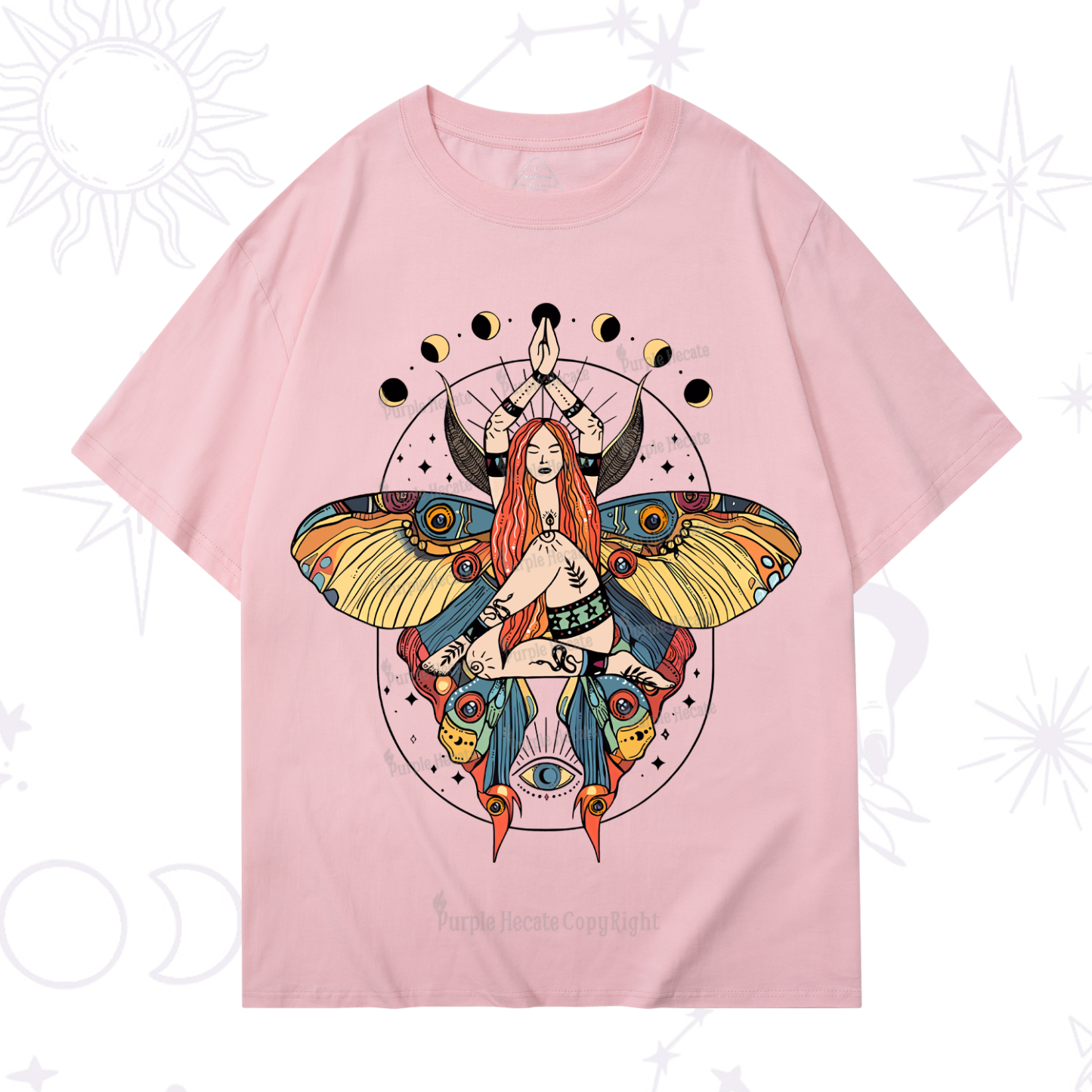 Purplehecate Luna Moth T-Shirt