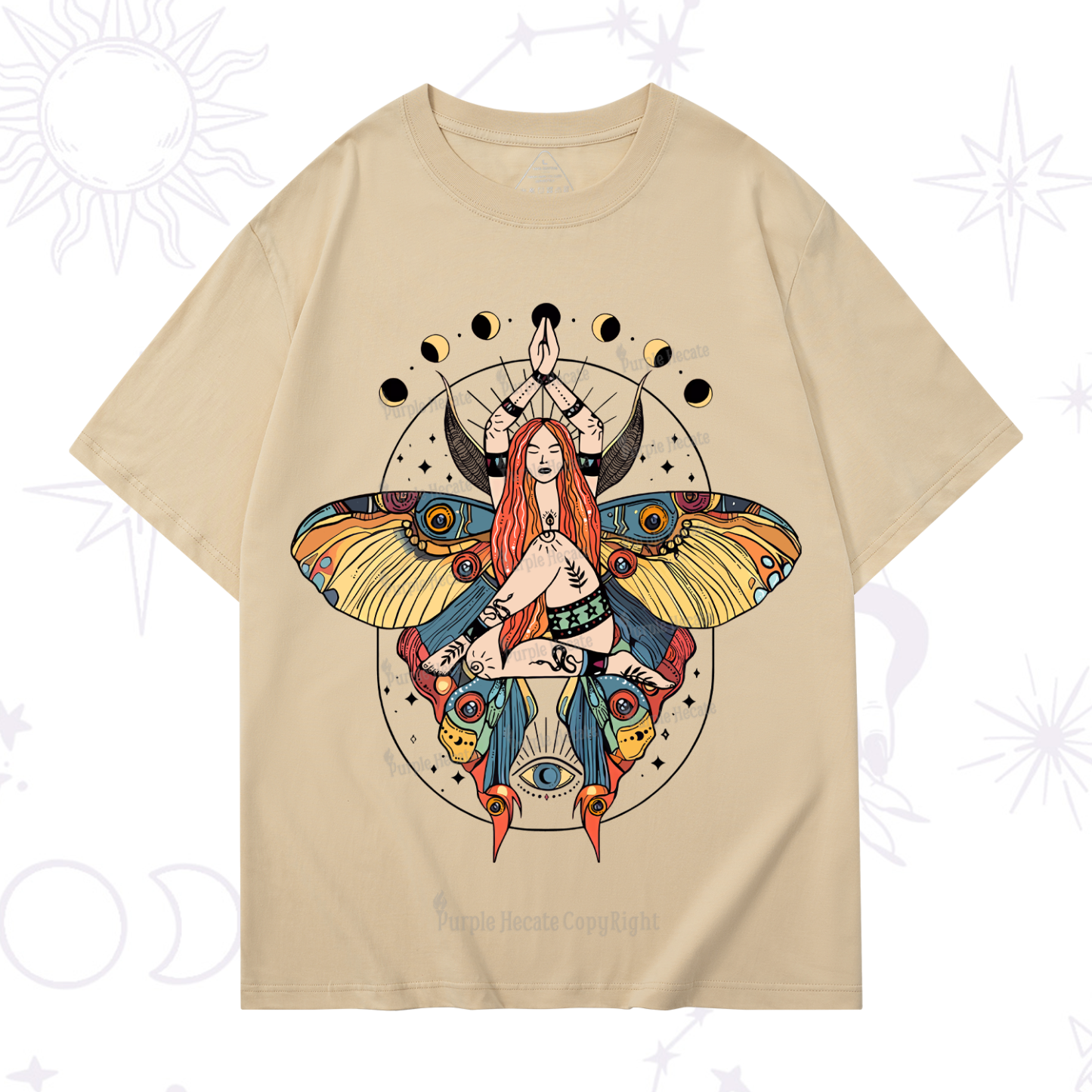 Purplehecate Luna Moth T-Shirt