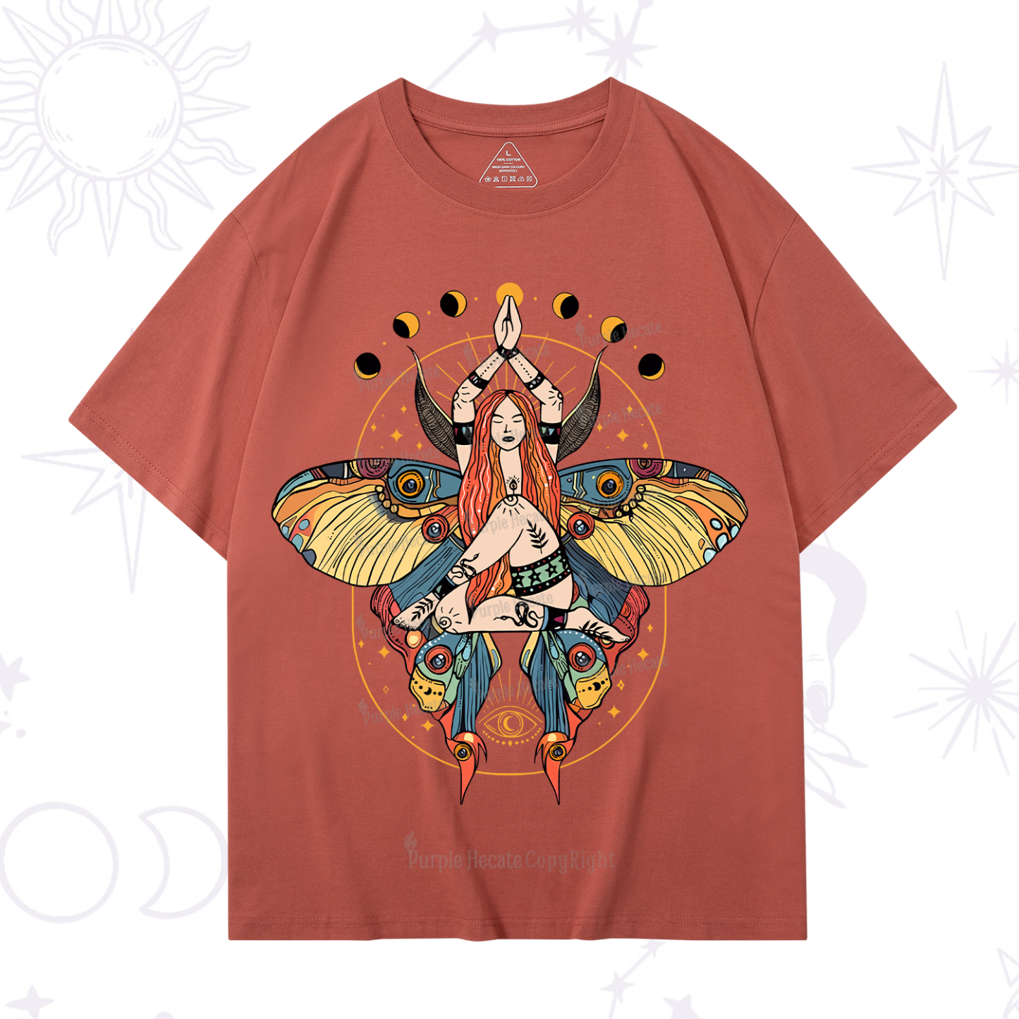 Purplehecate Luna Moth T-Shirt