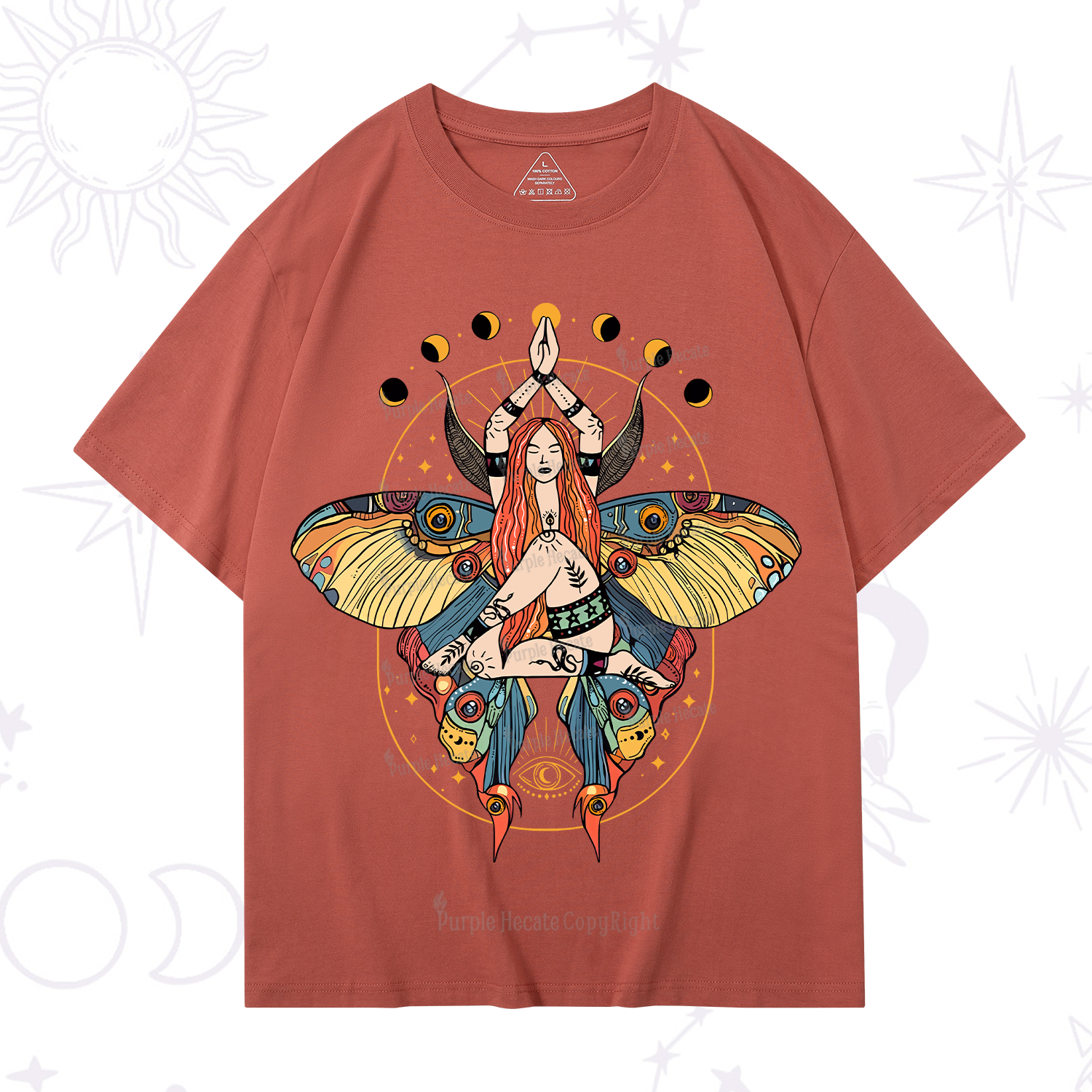 Purplehecate Luna Moth T-Shirt