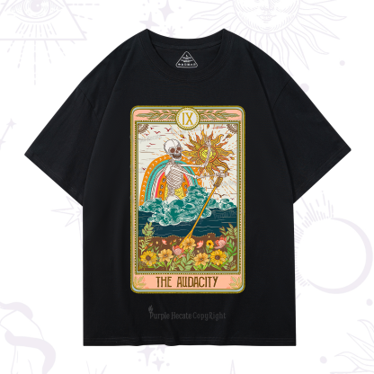 Purplehecate The Audacity Tarot Card T-Shirt