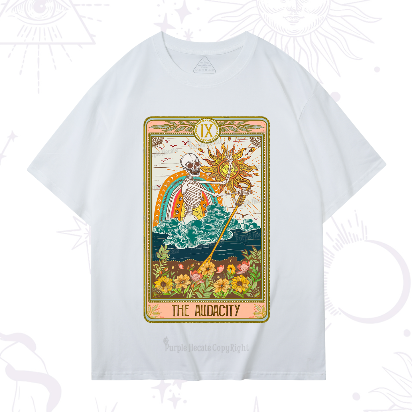 Purplehecate The Audacity Tarot Card T-Shirt