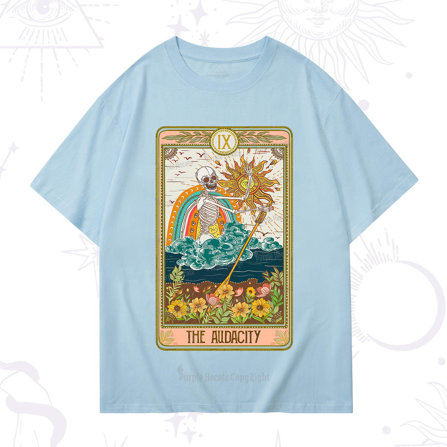 Purplehecate The Audacity Tarot Card T-Shirt