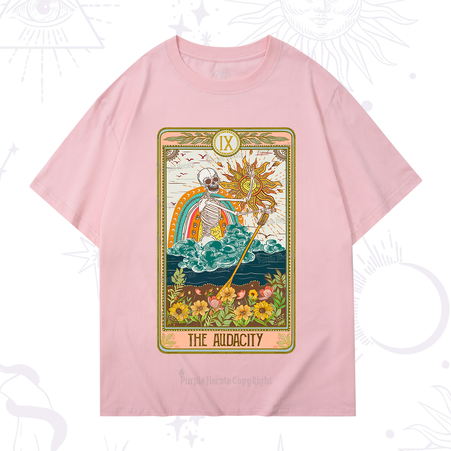 Purplehecate The Audacity Tarot Card T-Shirt