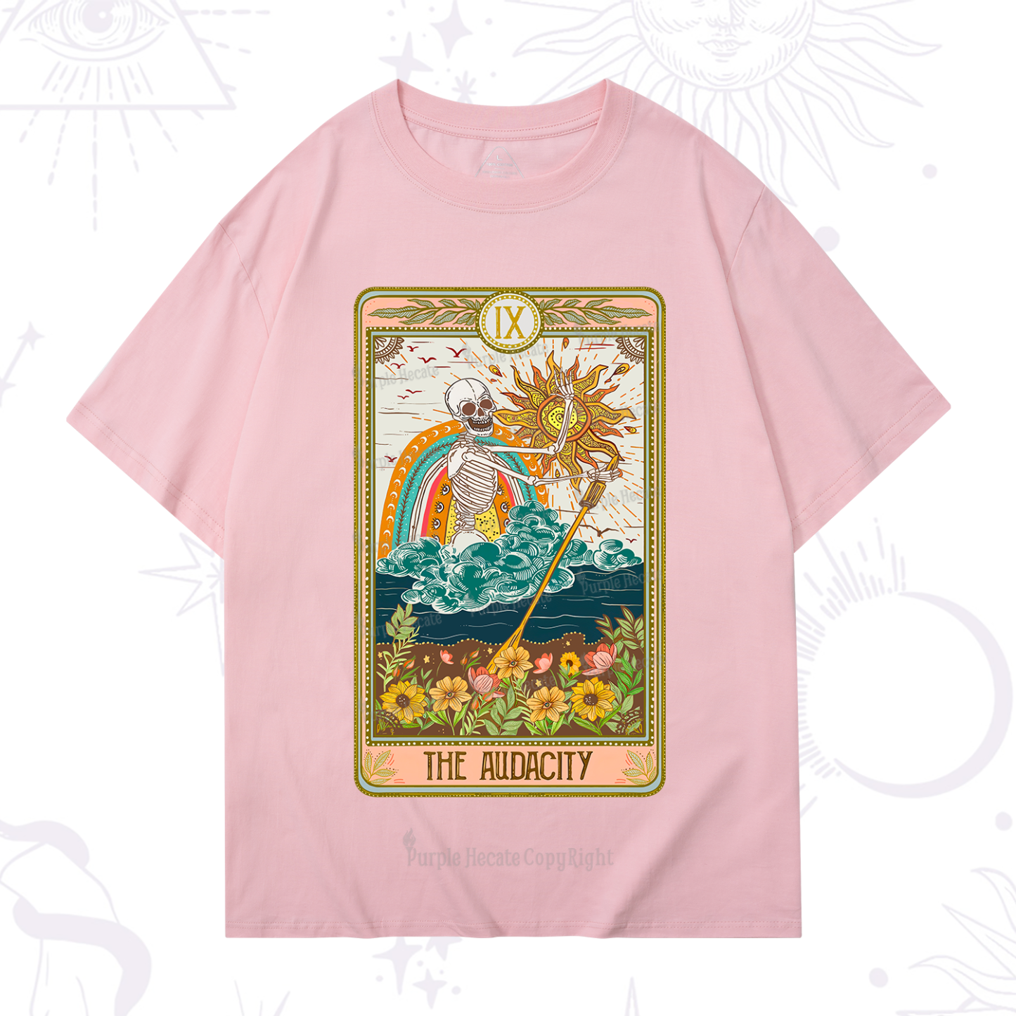 Purplehecate The Audacity Tarot Card T-Shirt