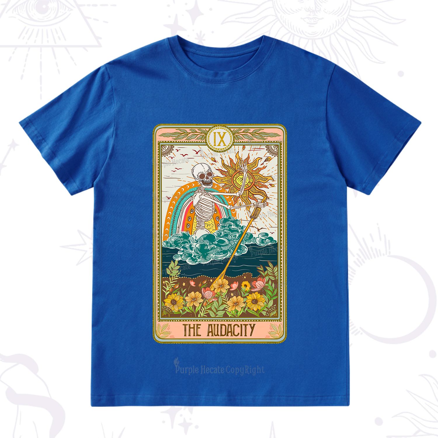 Purplehecate The Audacity Tarot Card T-Shirt
