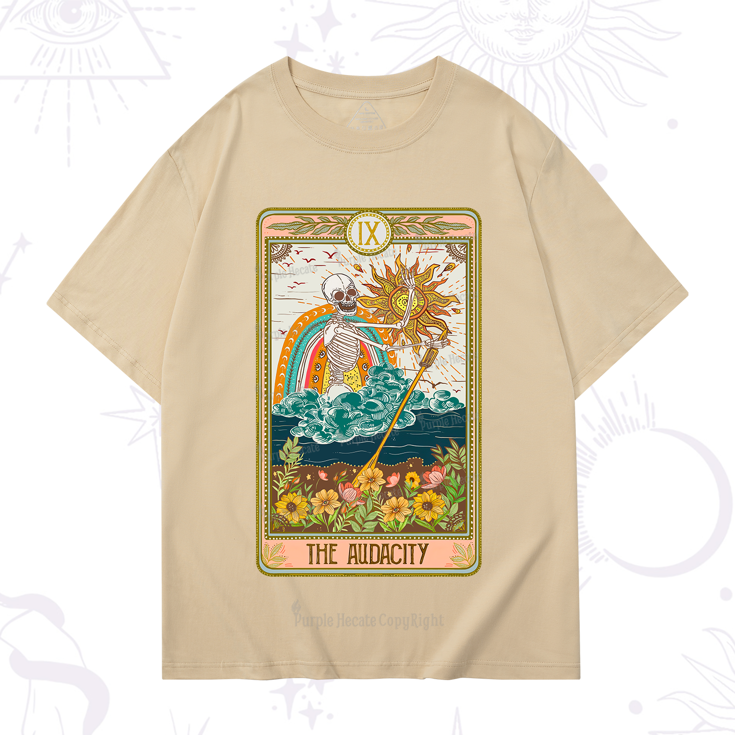 Purplehecate The Audacity Tarot Card T-Shirt
