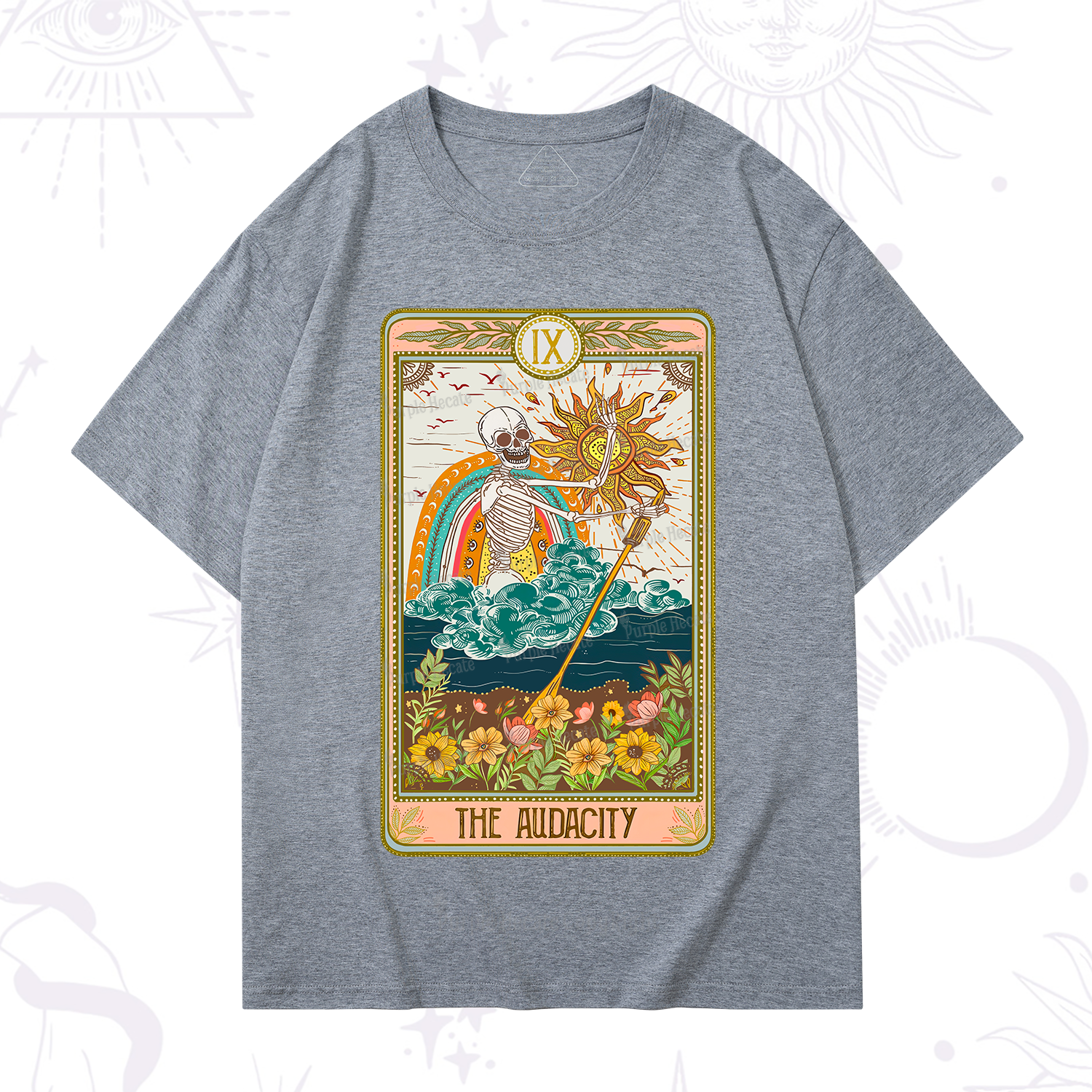 Purplehecate The Audacity Tarot Card T-Shirt