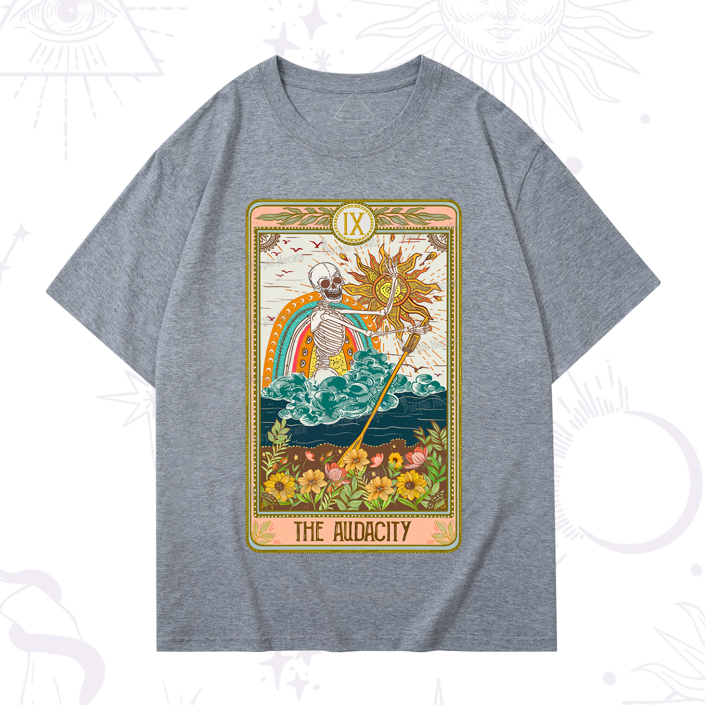 Purplehecate The Audacity Tarot Card T-Shirt