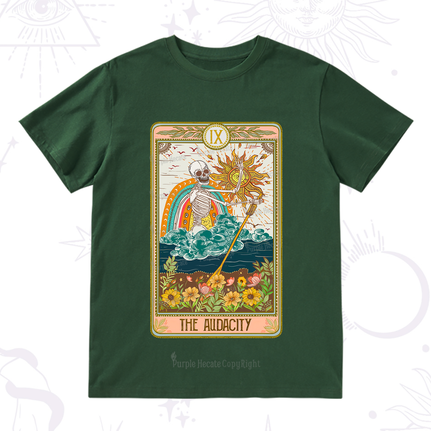 Purplehecate The Audacity Tarot Card T-Shirt