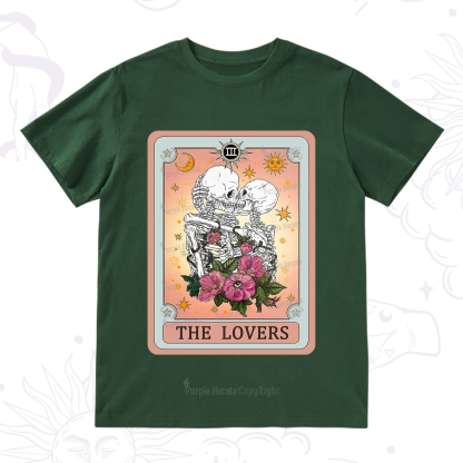 Purplehecate The Lovers Tarot Card T-Shirt