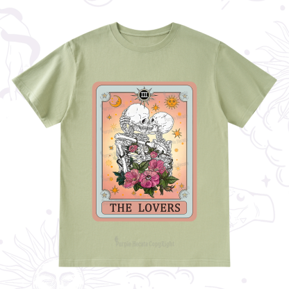 Purplehecate The Lovers Tarot Card T-Shirt
