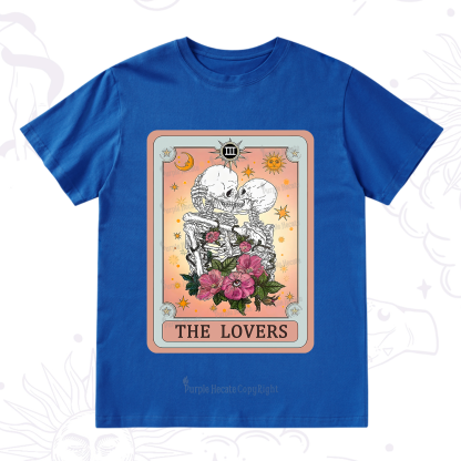 Purplehecate The Lovers Tarot Card T-Shirt