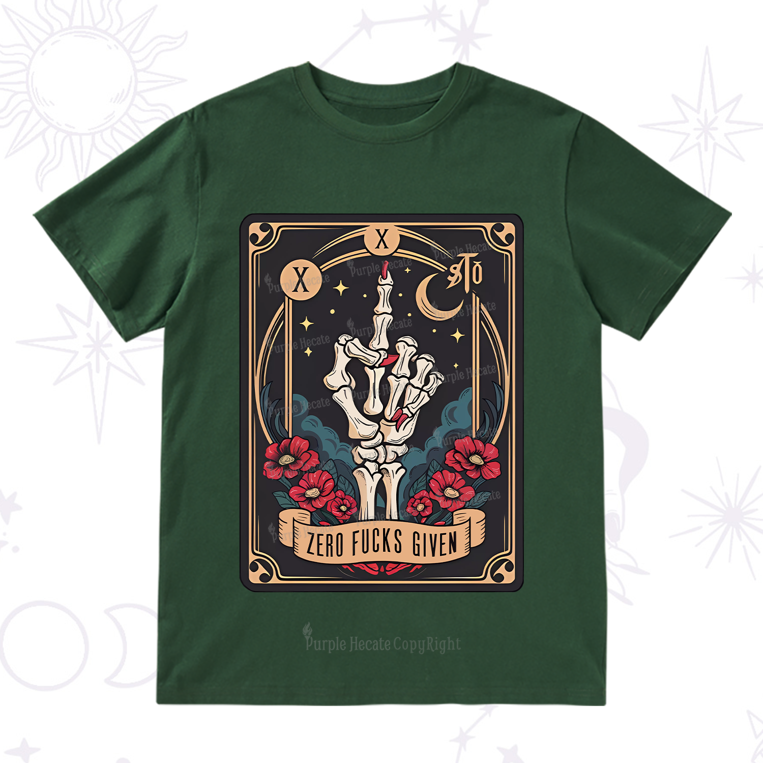 Purplehecate The Zero Fucks Given T-Shirt
