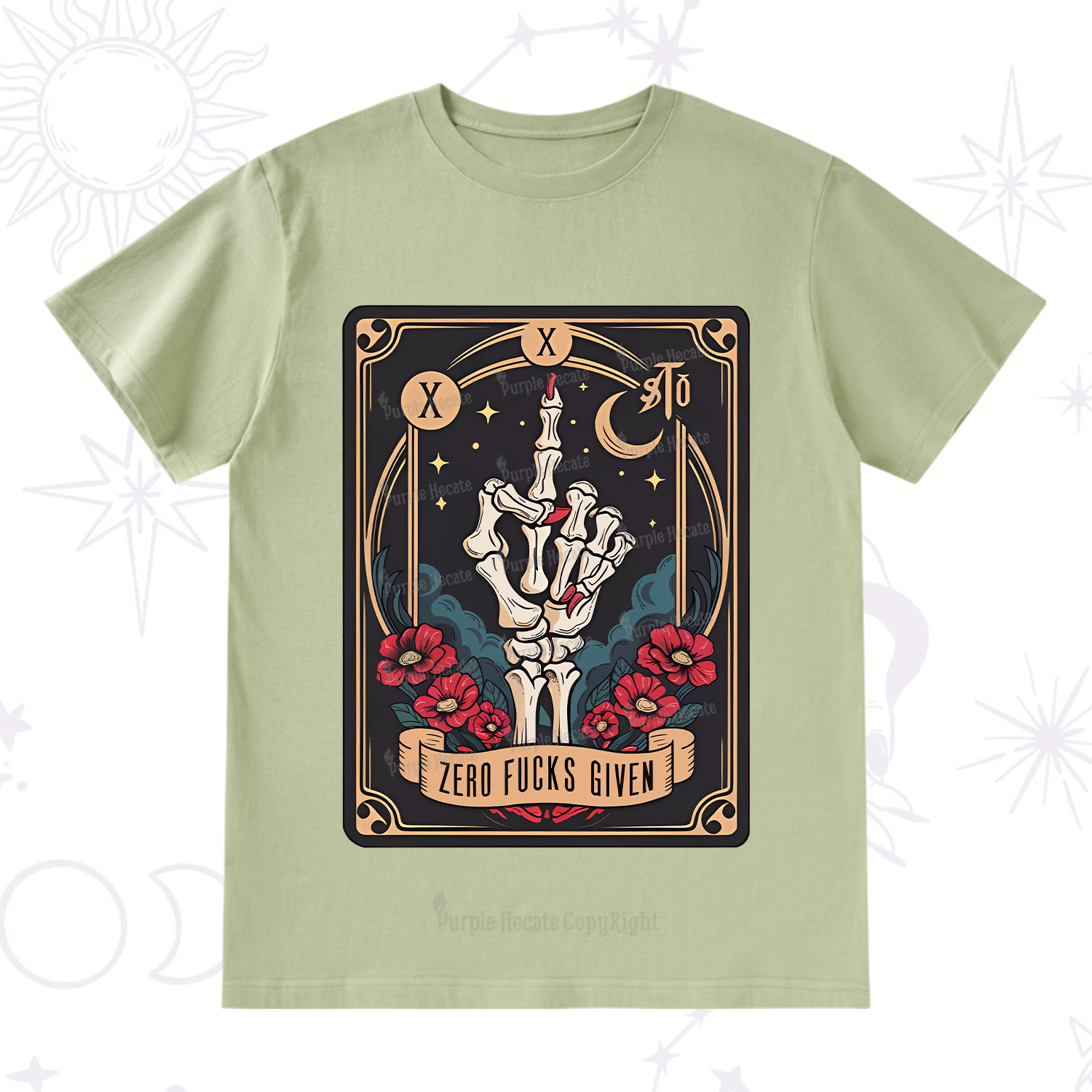 Purplehecate The Zero Fucks Given T-Shirt