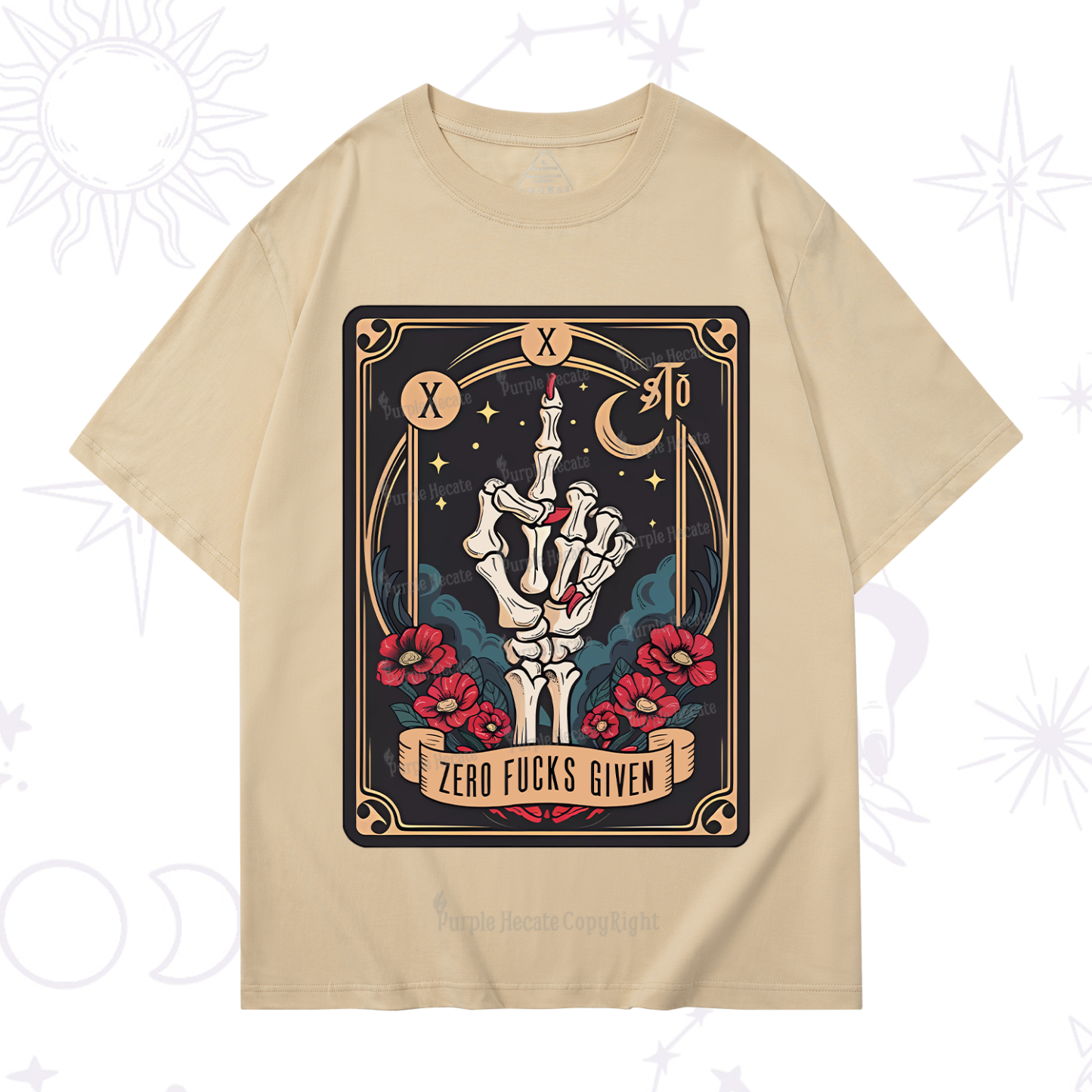 Purplehecate The Zero Fucks Given T-Shirt