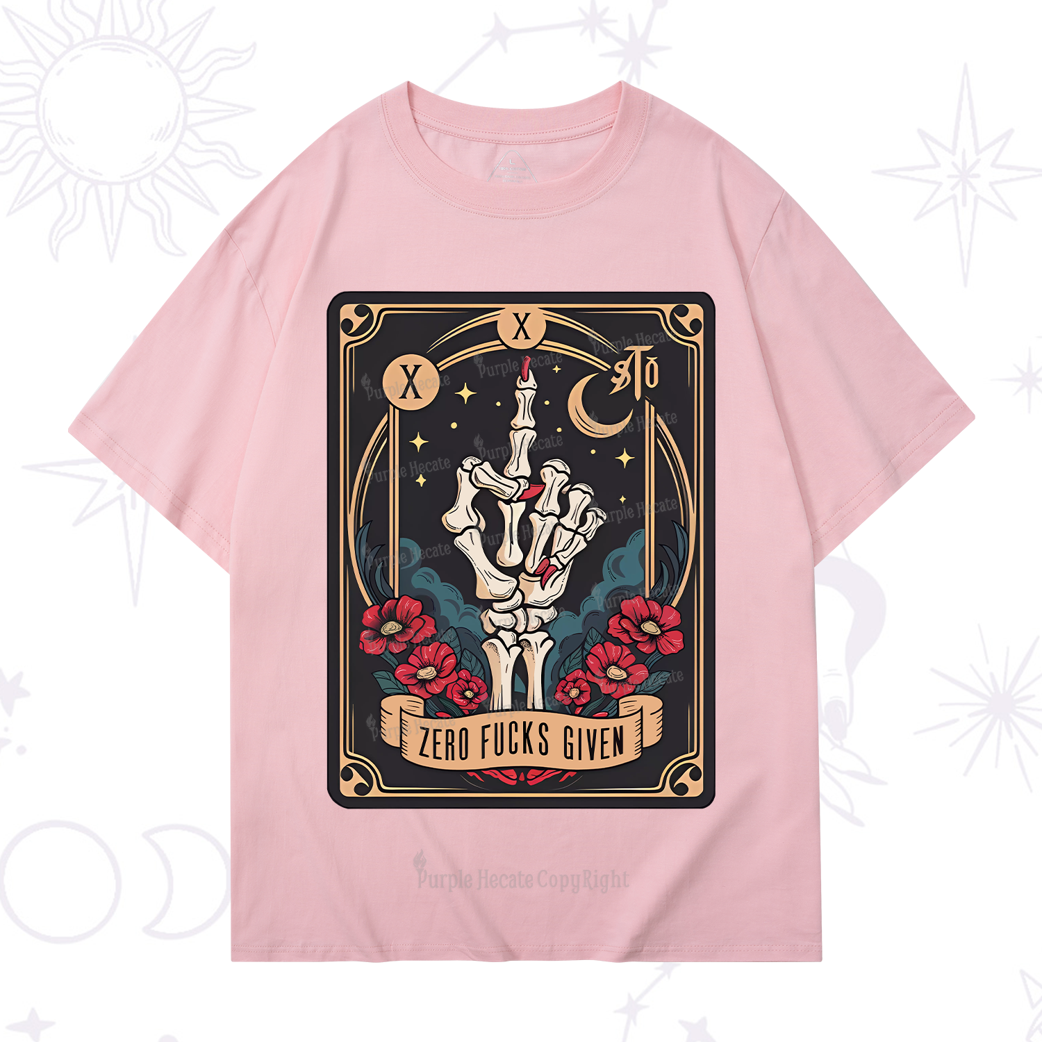 Purplehecate The Zero Fucks Given T-Shirt