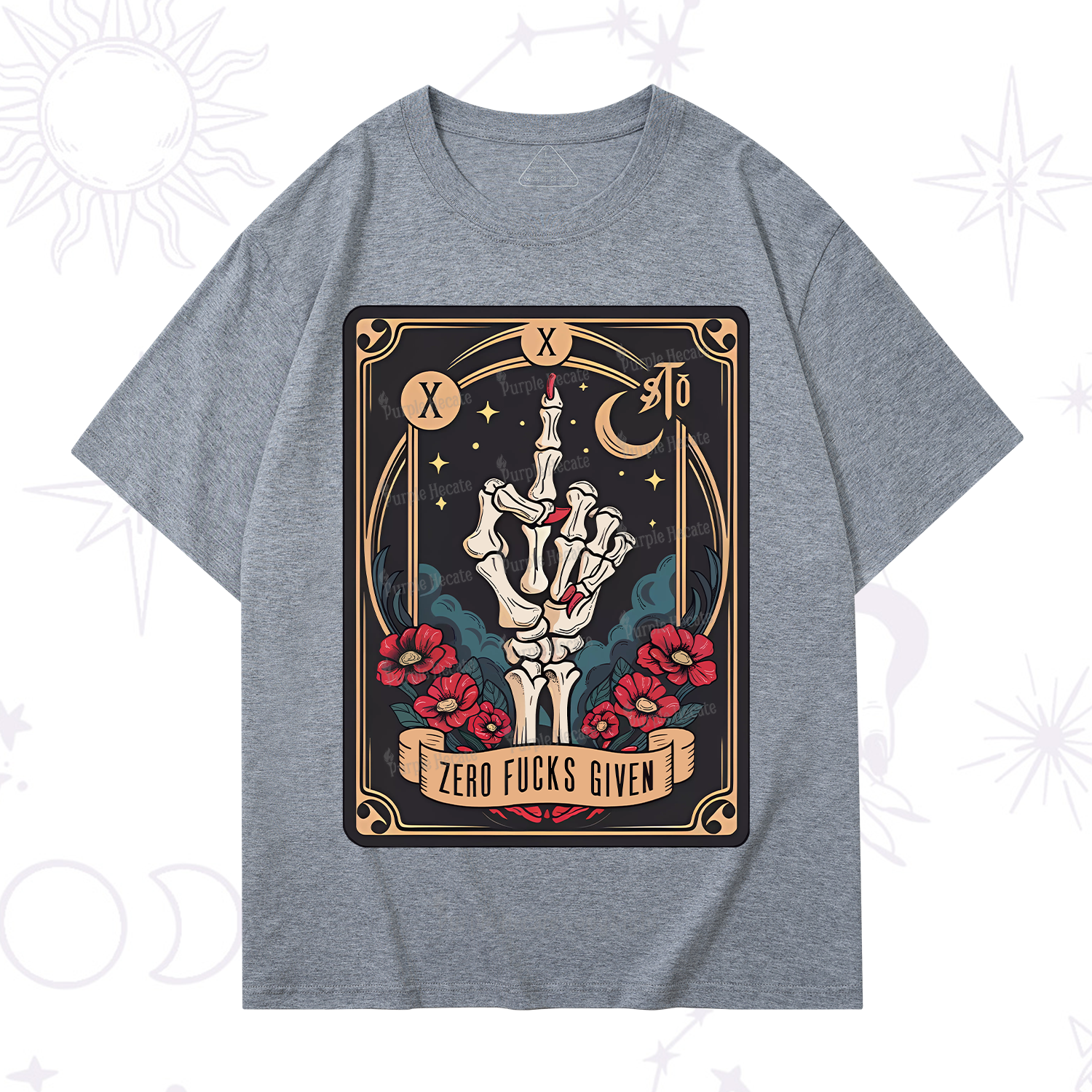 Purplehecate The Zero Fucks Given T-Shirt