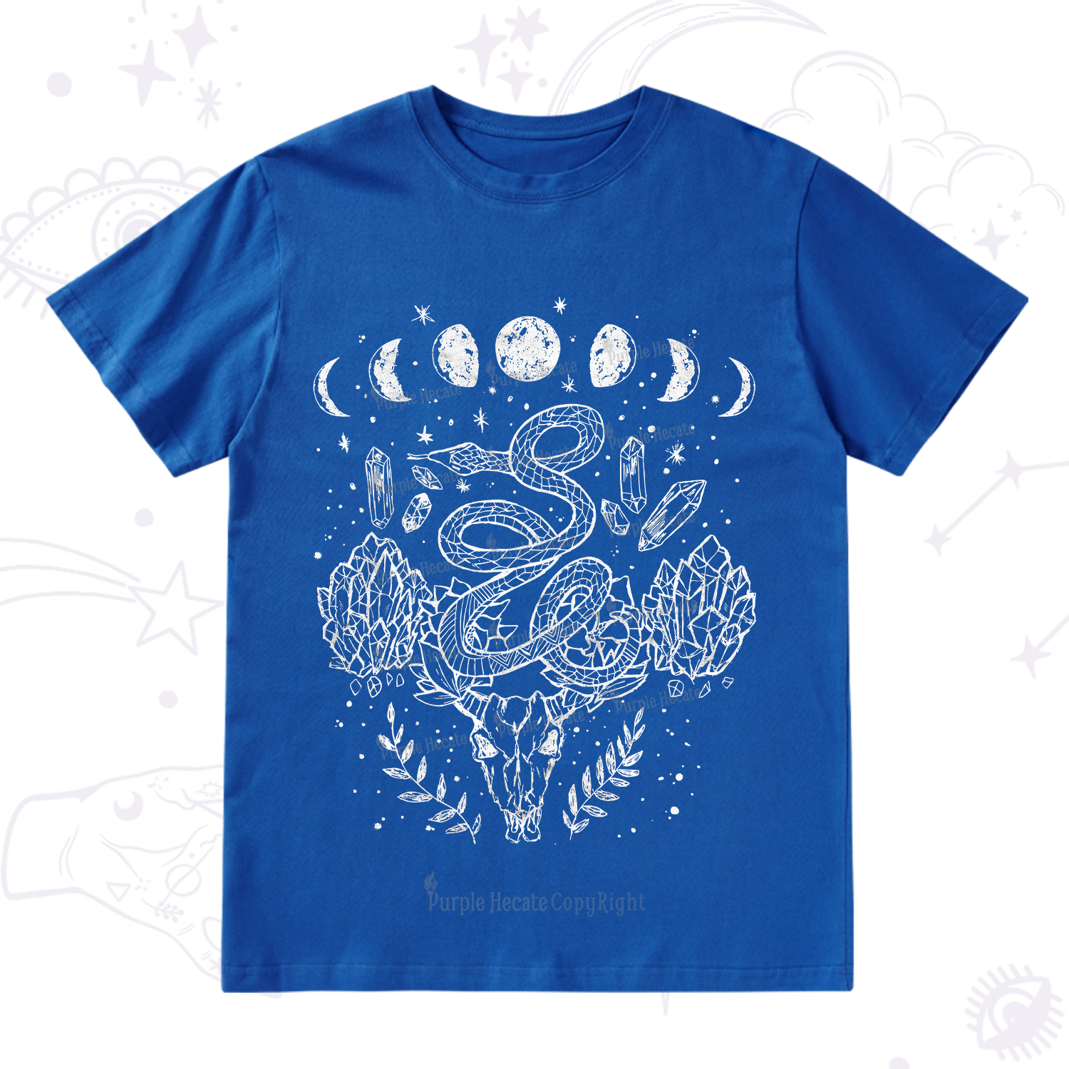 Purplehecate Crystals Witchy T-Shirt