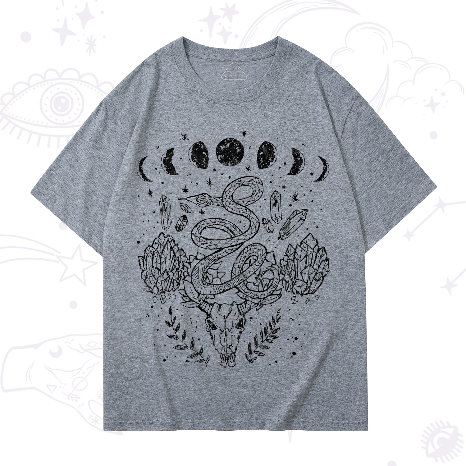 Purplehecate Crystals Witchy T-Shirt