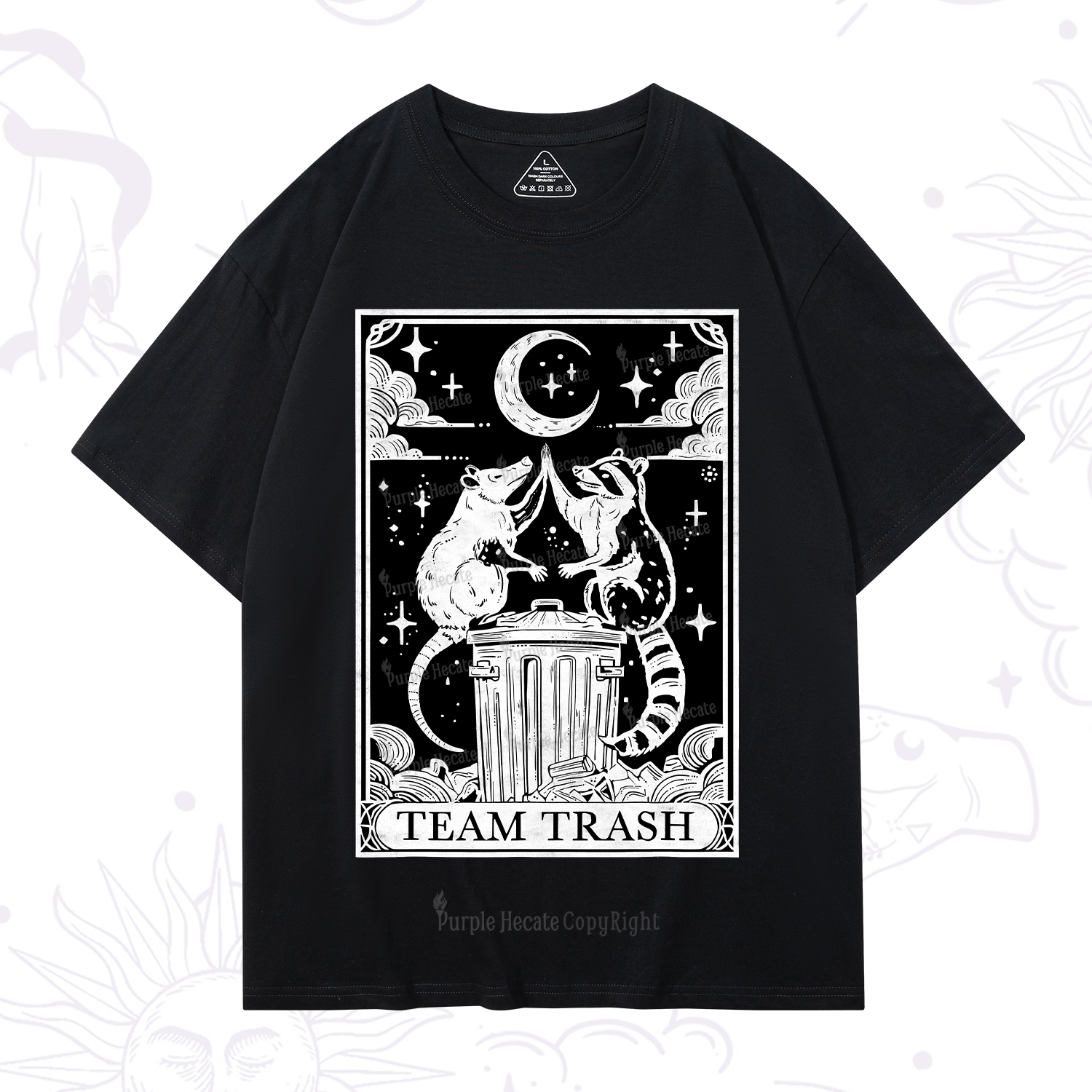Purplehecate The Team Trash Tarot T-Shirt