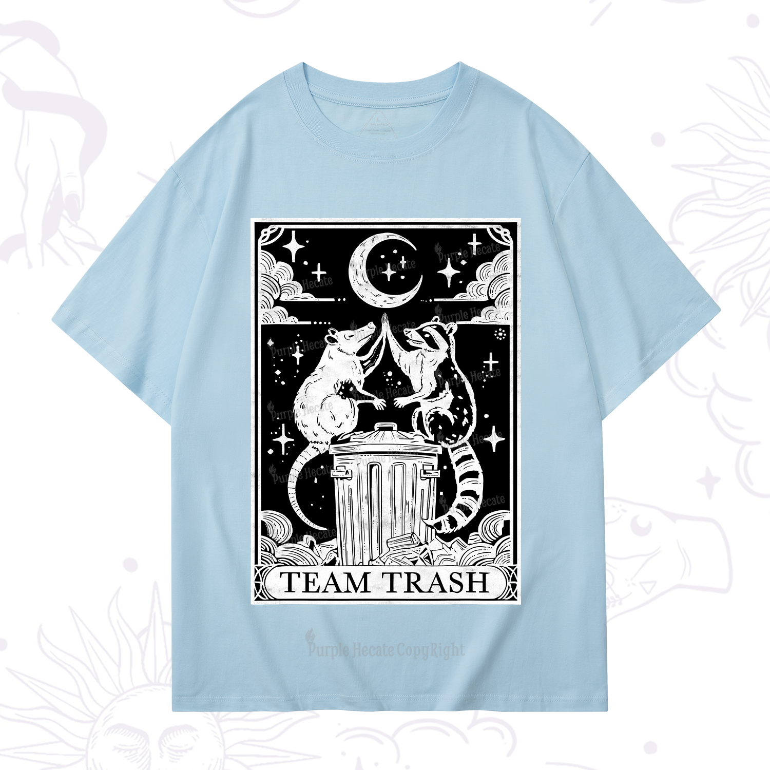 Purplehecate The Team Trash Tarot T-Shirt