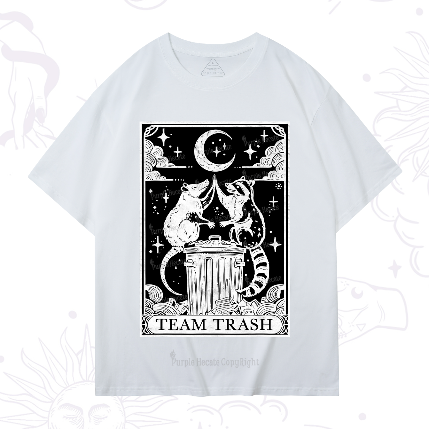 Purplehecate The Team Trash Tarot T-Shirt