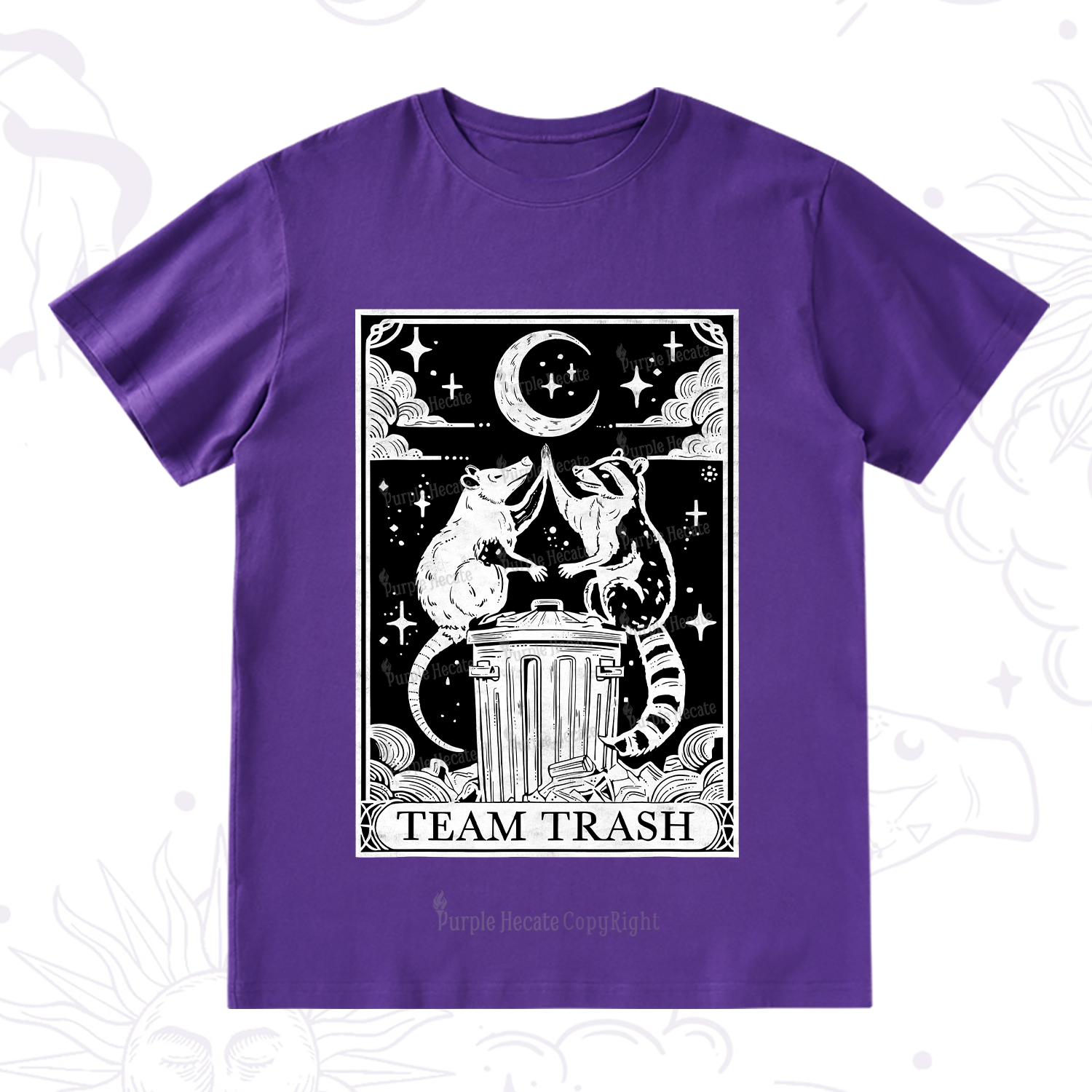 Purplehecate The Team Trash Tarot T-Shirt