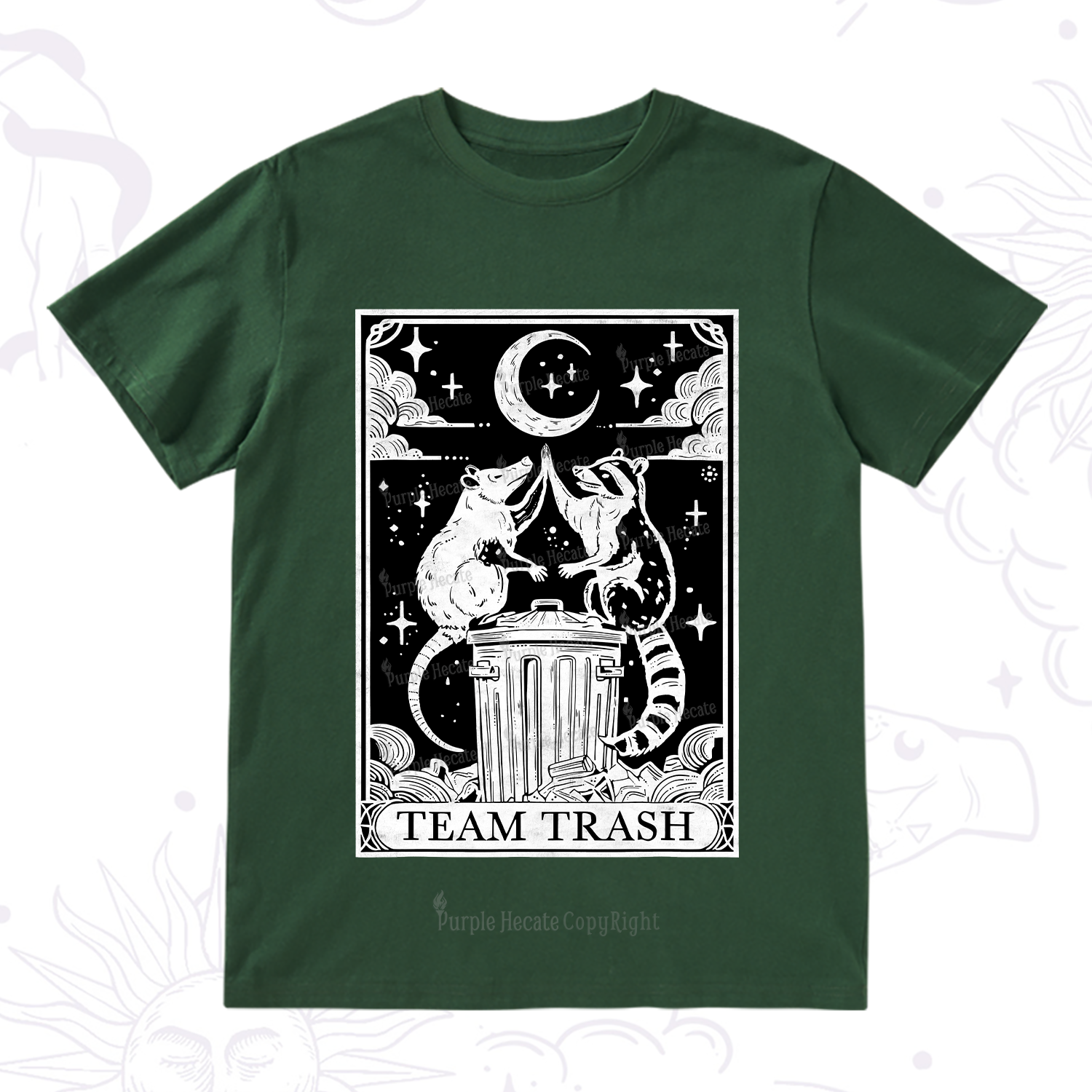 Purplehecate The Team Trash Tarot T-Shirt