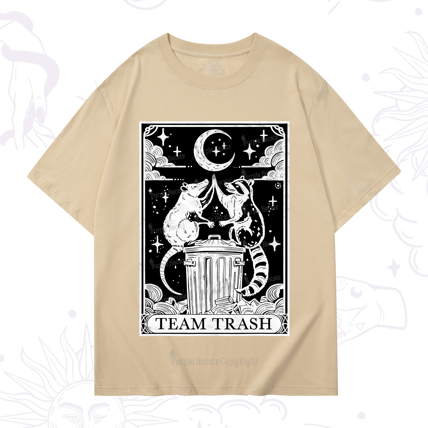 Purplehecate The Team Trash Tarot T-Shirt