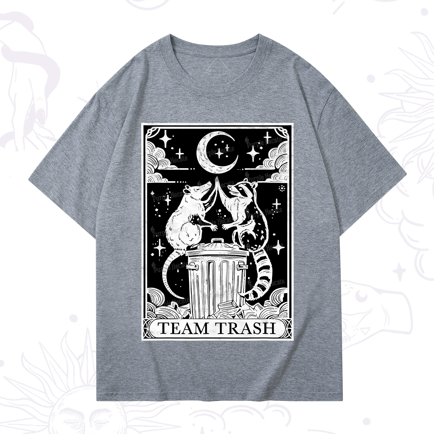 Purplehecate The Team Trash Tarot T-Shirt