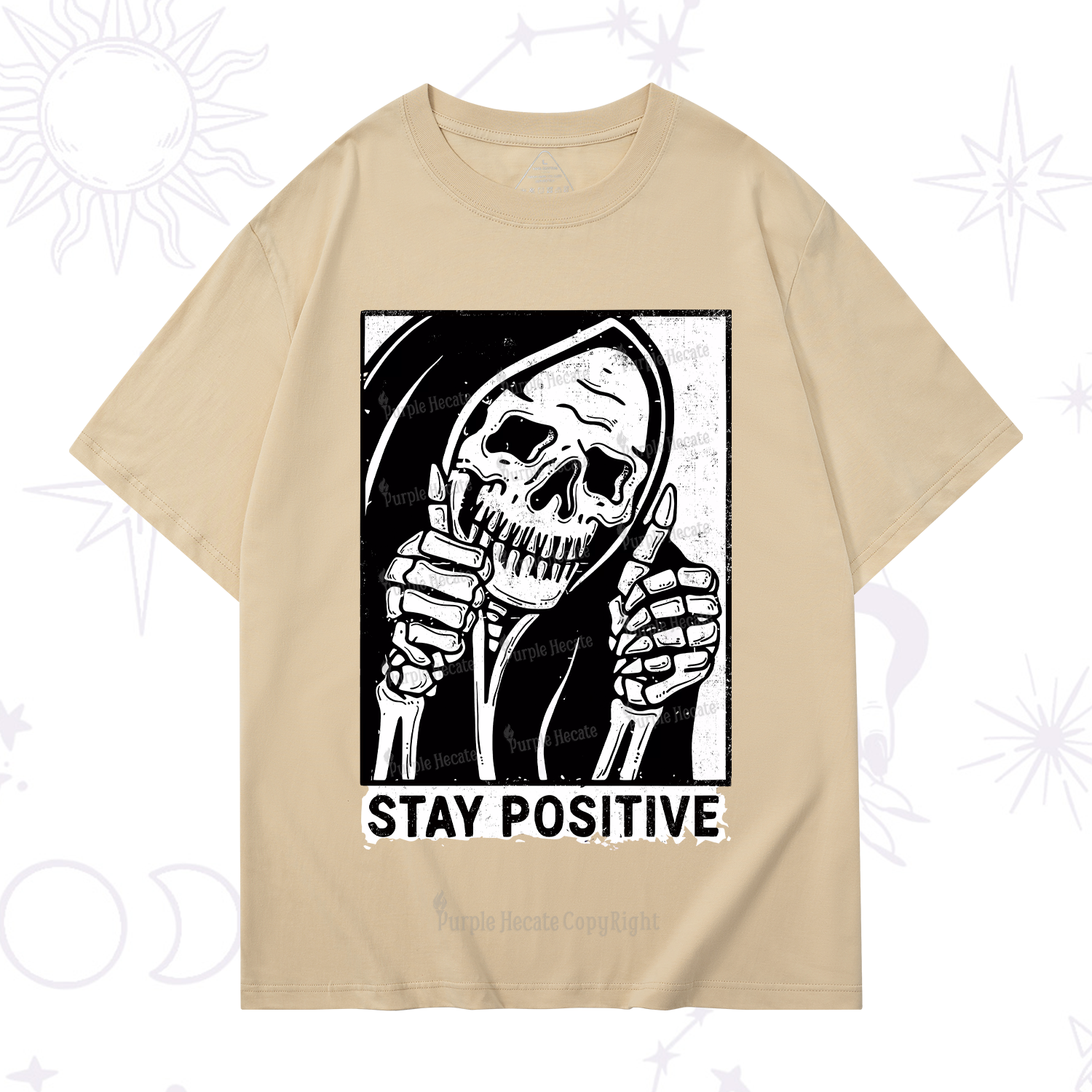 Purplehecate Stay Positive T-Shirt