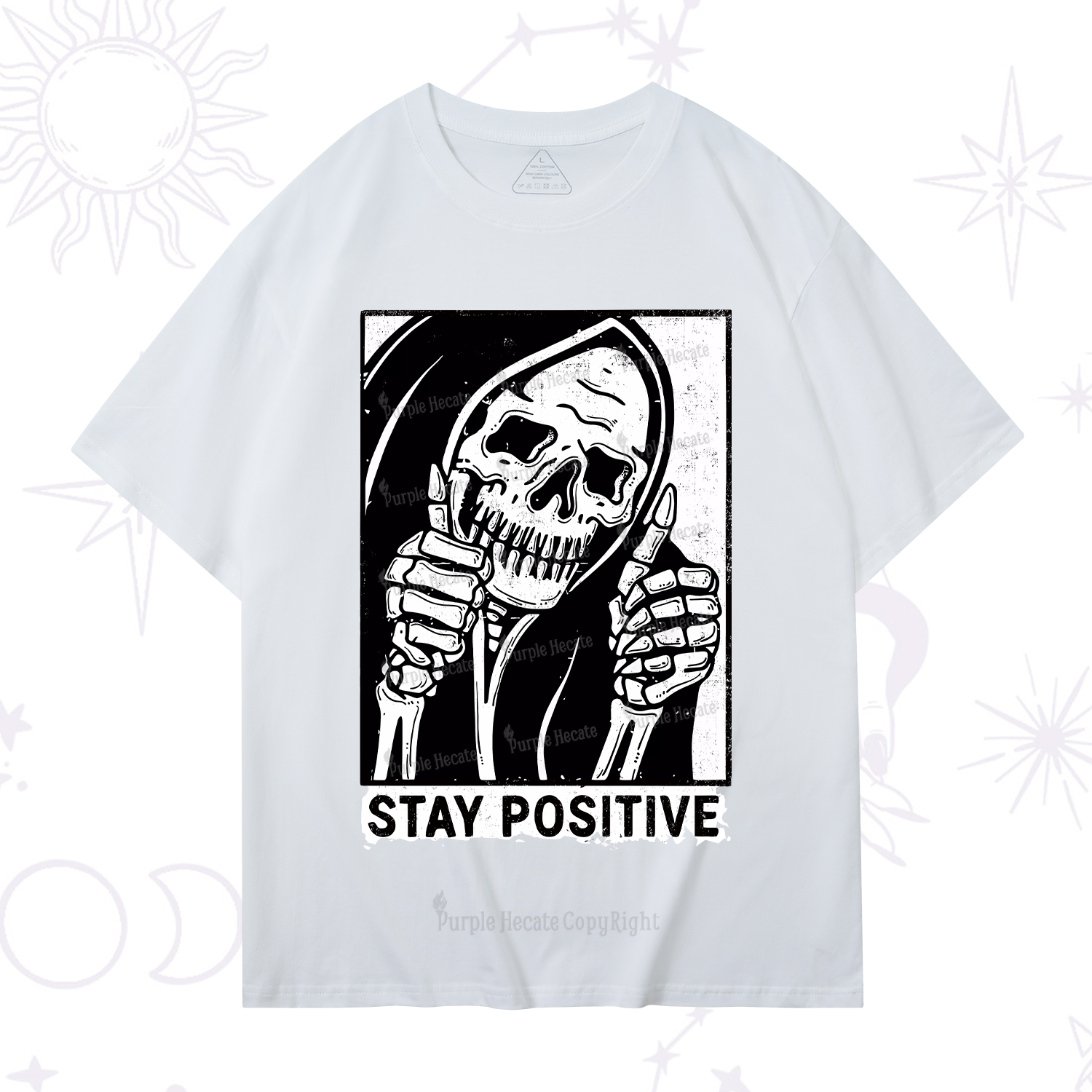 Purplehecate Stay Positive T-Shirt