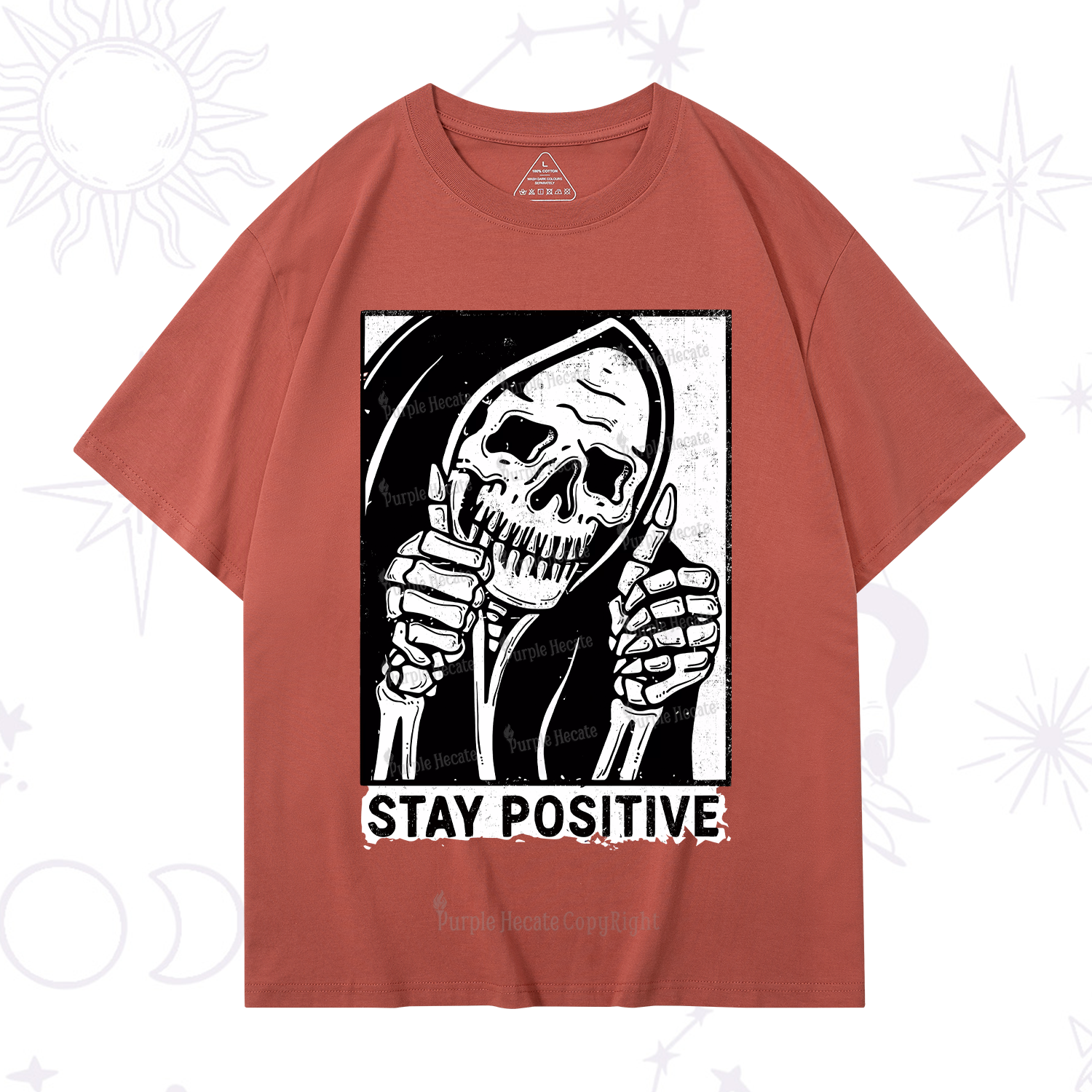 Purplehecate Stay Positive T-Shirt