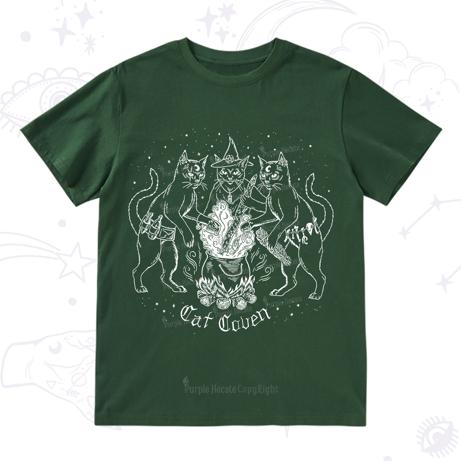 Purplehecate Cat Coven T-Shirt