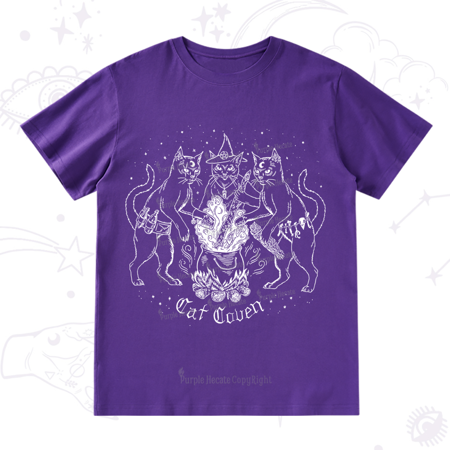 Purplehecate Cat Coven T-Shirt