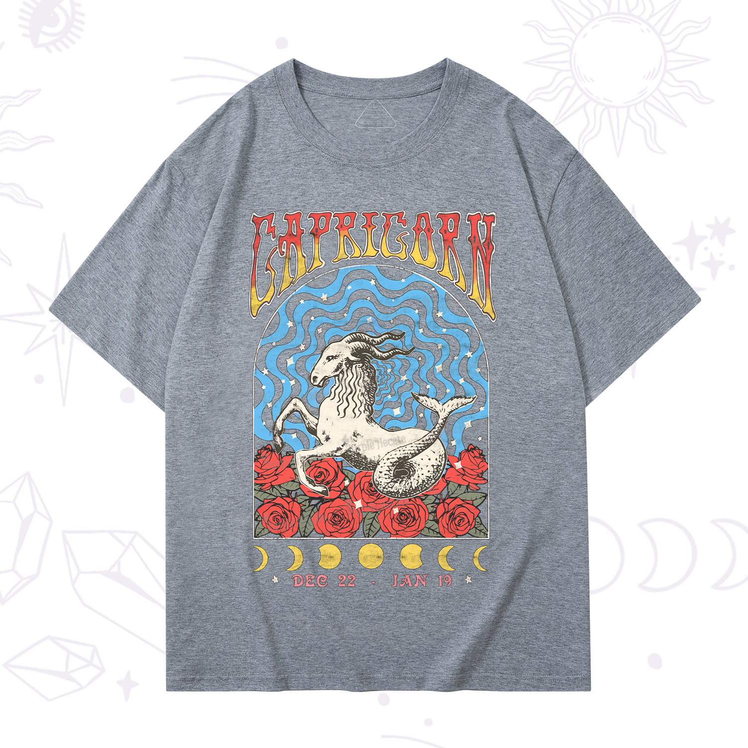 Purplehecate Capricorn Crew Zodiac T-Shirt