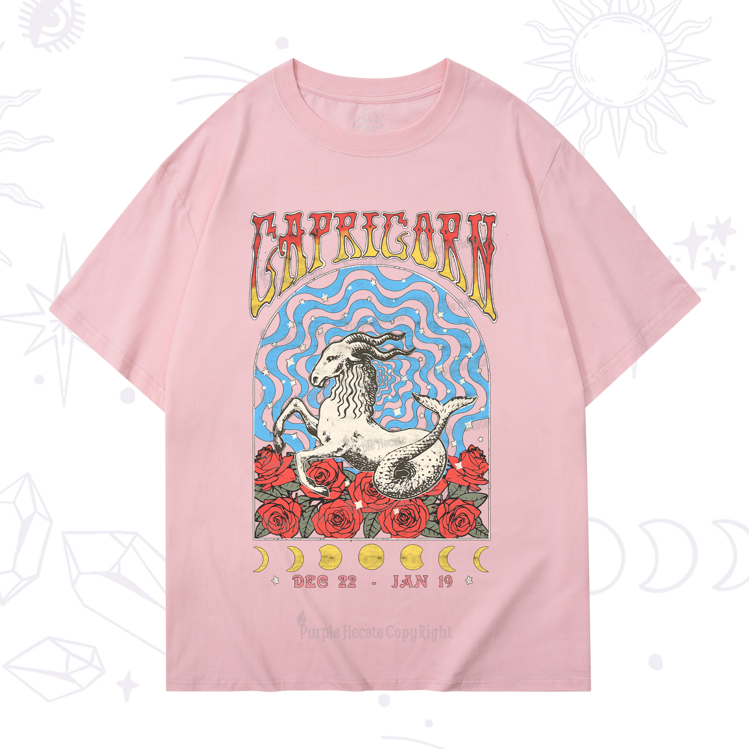 Purplehecate Capricorn Crew Zodiac T-Shirt