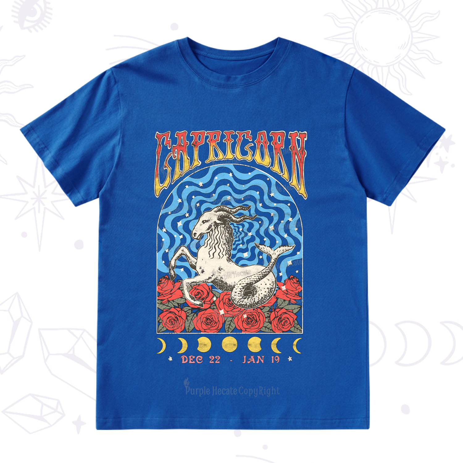 Purplehecate Capricorn Crew Zodiac T-Shirt