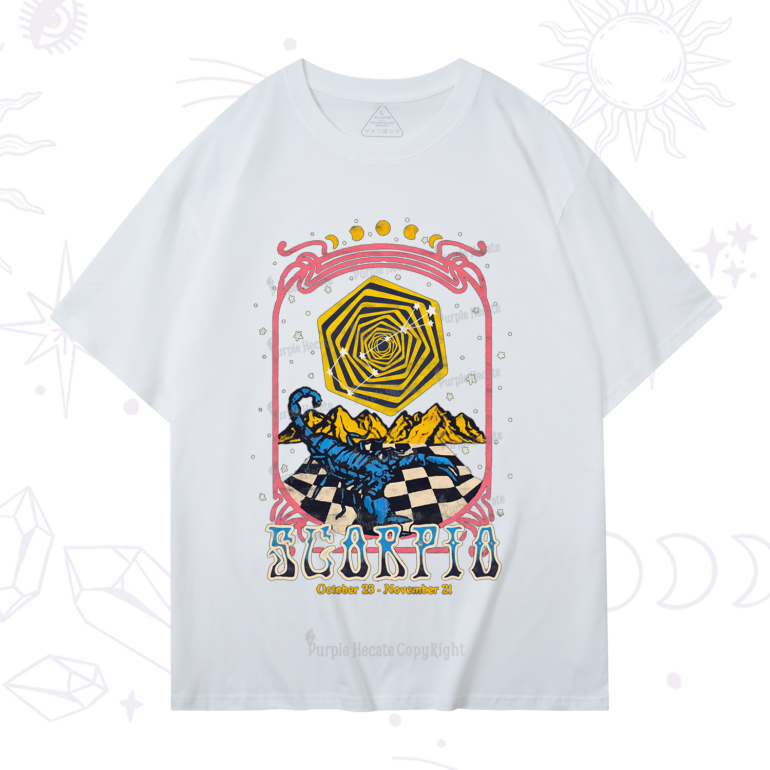 Purplehecate Scorpio Crew Zodiac T-Shirt